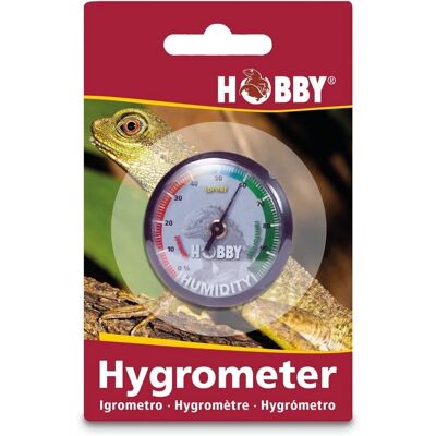 HOBBY Igrometro - Misuratore di Umidità - Adesivo per Terrario - Preciso HOBBY Igrometro - Misuratore di Umidità - Adesivo per Terrario - Preciso