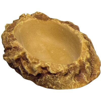 HOBBY - Pet Bowl - Flat with Rock Effect - Ideal for Turtles HOBBY - Pet Bowl - Flat with Rock Effect - Ideal for Turtles