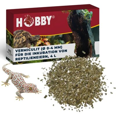 HOBBY Vermiculit 4L - Fein 0-4mm - Inkubationssubstrat für Reptil-Eier HOBBY Vermiculit 4L - Fein 0-4mm - Inkubationssubstrat für Reptil-Eier