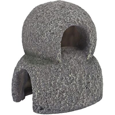 Hobby Marmer Grot 4 Grijs S 9cm - Decoratieve Grot Hobby Marmer Grot 4 Grijs S 9cm - Decoratieve Grot