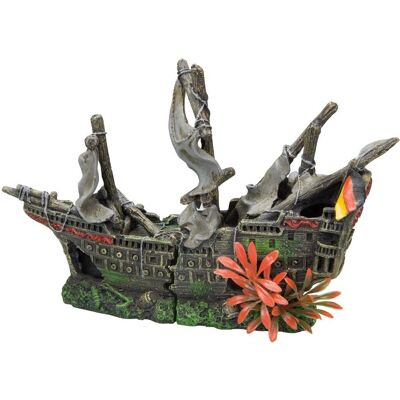 Hobby St. Anna 25x17x10,5cm Graues Aquarium Dekorboot Hobby St. Anna 25x17x10,5cm Graues Aquarium Dekorboot