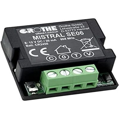 Grothe MISTRAL SE06 Campanello wireless - Raggio 150m Grothe MISTRAL SE06 Campanello wireless - Raggio 150m