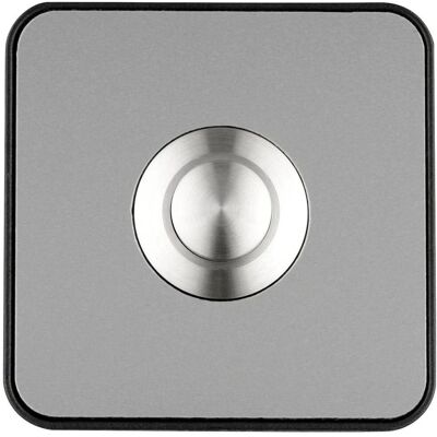 Grothe 64181 Stainless Steel Square Doorbell - Doorbell Grothe 64181 Stainless Steel Square Doorbell - Doorbell