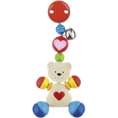 Peluche ours cœur Goki - Jouet suspendu - Publicité Peluche ours cœur Goki - Jouet suspendu - Publicité
