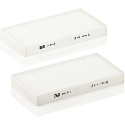 Φίλτρο καμπίνας MANN-FILTER CU 1811-2 Φίλτρο καμπίνας MANN-FILTER CU 1811-2