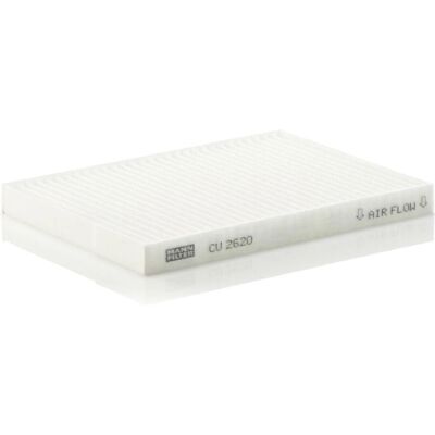 MANN-FILTER CU 2620 Cabin Air Filter - Interior, Pollen, Climate Protection MANN-FILTER CU 2620 Cabin Air Filter - Interior, Pollen, Climate Protection