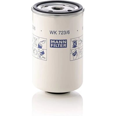 Filtre à carburant Volvo - Diamètre intérieur 63mm, hauteur 124mm, filetage M16x1.5 Filtre à carburant Volvo - Diamètre intérieur 63mm, hauteur 124mm, filetage M16x1.5