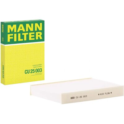 Filtre d'habitacle MANN-FILTER - SUV, Renault, Nissan, 250x180x35mm Filtre d'habitacle MANN-FILTER - SUV, Renault, Nissan, 250x180x35mm