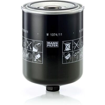 Oljefilter W 1374/11 - Med tilbakeslagsventil Oljefilter W 1374/11 - Med tilbakeslagsventil