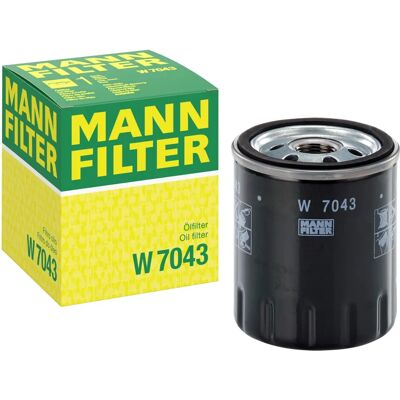 MANN-FILTER W 7043 Ölfilter - Ölfilter für Ford Focus, Kuga, Mondeo MANN-FILTER W 7043 Ölfilter - Ölfilter für Ford Focus, Kuga, Mondeo