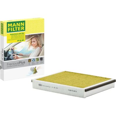 MANN-FILTER FP 25 007 - Filtre à air, habitacle, charbon actif, antibactérien MANN-FILTER FP 25 007 - Filtre à air, habitacle, charbon actif, antibactérien