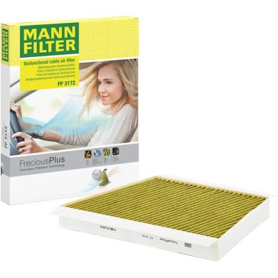 Kabinenfilter MANN-FILTER FP 3172/1 - Aktivt kulstof, Allergener, Mercedes-Benz Kabinenfilter MANN-FILTER FP 3172/1 - Aktivt kulstof, Allergener, Mercedes-Benz