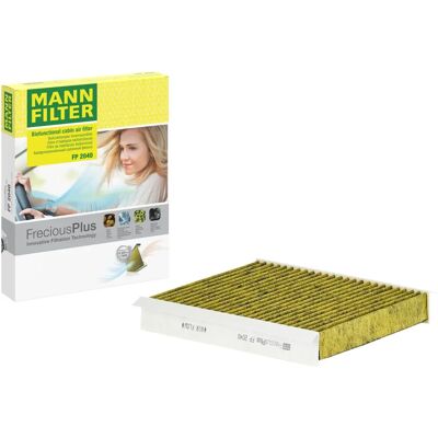 MANN-FILTER Innenraumfilter - Aktivkohle, antibakteriell, 179x200x30mm MANN-FILTER Innenraumfilter - Aktivkohle, antibakteriell, 179x200x30mm
