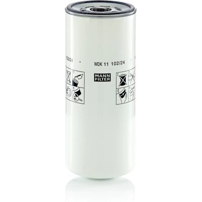 MANN-FILTER WDK 11 102/24 Brændstoffilter - Højt tryk, Volvo, Renault MANN-FILTER WDK 11 102/24 Brændstoffilter - Højt tryk, Volvo, Renault