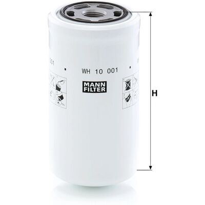 MANN-FILTER WH 10 001 - Hydraulisk filter til automatiske gear MANN-FILTER WH 10 001 - Hydraulisk filter til automatiske gear
