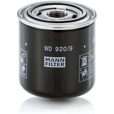 Φίλτρο λαδιού MANN-FILTER WD 920/9 - Υψηλή Πίεση, Βαλβίδα Επαναφοράς Φίλτρο λαδιού MANN-FILTER WD 920/9 - Υψηλή Πίεση, Βαλβίδα Επαναφοράς