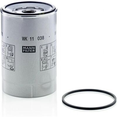 MANN-FILTER WK 11 038 Z Fuel Filter - Volvo Compatible, With Gasket MANN-FILTER WK 11 038 Z Fuel Filter - Volvo Compatible, With Gasket