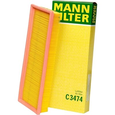 MANN-FILTER Luftfilter C 3474 - Luftfilter für VW, Ford, Fiat MANN-FILTER Luftfilter C 3474 - Luftfilter für VW, Ford, Fiat
