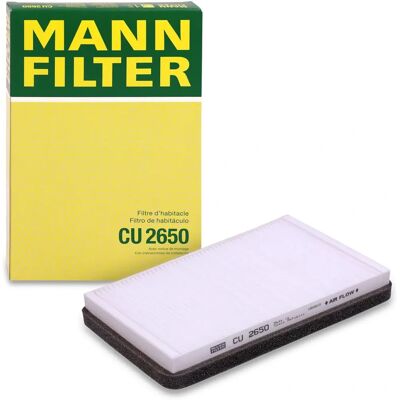 MANN-FILTER CU 2650 Innenraumfilter - Partikelfilter, Volvo V70, S60, XC70, 850, S70 MANN-FILTER CU 2650 Innenraumfilter - Partikelfilter, Volvo V70, S60, XC70, 850, S70