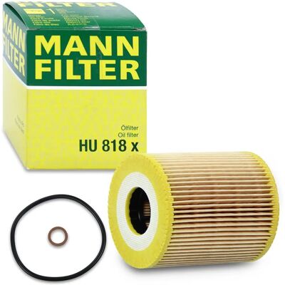 MANN-FILTER BMW, OPEL, LAND ROVER Oil Filter - HU 818 - Engine Oil Filter MANN-FILTER BMW, OPEL, LAND ROVER Oil Filter - HU 818 - Engine Oil Filter