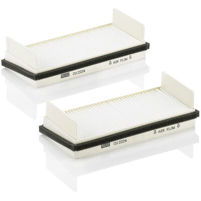 MANN-FILTER CU 2224-2 - Kabine luftfilter - 230x110x30 mm MANN-FILTER CU 2224-2 - Kabine luftfilter - 230x110x30 mm