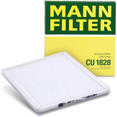 MANN-FILTER CU1828 Hochleistungs-Innenraumfilter - Innenraumfilter MANN-FILTER CU1828 Hochleistungs-Innenraumfilter - Innenraumfilter
