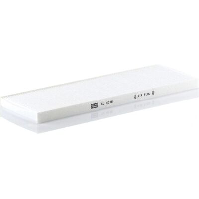 Filtro abitacolo MANN-FILTER CU 4036 - Filtro dell'abitacolo Filtro abitacolo MANN-FILTER CU 4036 - Filtro dell'abitacolo