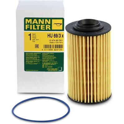 Filtro de óleo MANN-FILTER HU 69/3 para Opel Alfa Saab Cadillac Vauxhall Filtro de óleo MANN-FILTER HU 69/3 para Opel Alfa Saab Cadillac Vauxhall