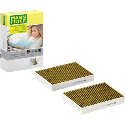 MANN-FILTER Innenraumfilter - Aktivkohle mit Polyphenol MANN-FILTER Innenraumfilter - Aktivkohle mit Polyphenol