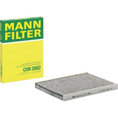 Mann Filter 8L Prachový filtr - Vnitřní vzduchový filtr pro Audi A3 8L, VW Golf 4, Polo 6N Mann Filter 8L Prachový filtr - Vnitřní vzduchový filtr pro Audi A3 8L, VW Golf 4, Polo 6N