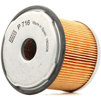 MANN-FILTER P 716 Polttoainesuodatin - For Fiat, Peugeot, Hyundai MANN-FILTER P 716 Polttoainesuodatin - For Fiat, Peugeot, Hyundai
