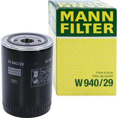 MANN-FILTER Öljynsuodatin Porsche W 940/29 - soveltuu 911 MANN-FILTER Öljynsuodatin Porsche W 940/29 - soveltuu 911