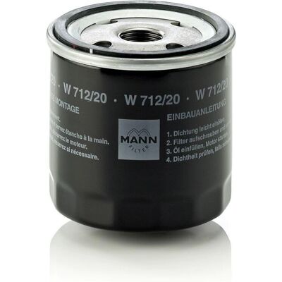 MANN-FILTER W 712/20 Oil Filter MANN-FILTER W 712/20 Oil Filter