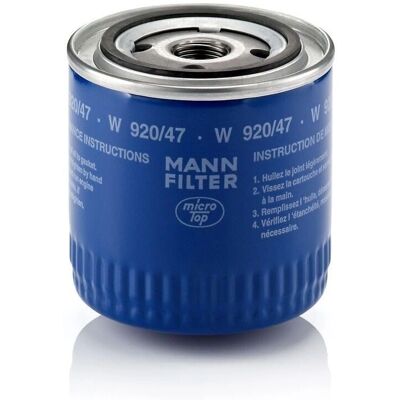 MANN-FILTER W 920/47 Ölfilter - Rückschlagventil - M20x1.5 MANN-FILTER W 920/47 Ölfilter - Rückschlagventil - M20x1.5
