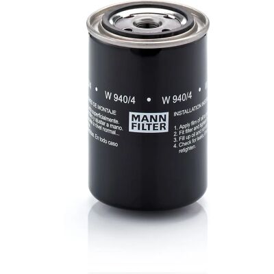 Φίλτρο λαδιού MANN-FILTER W 940/4 - Καθολικό, 3/4-16 UNF Φίλτρο λαδιού MANN-FILTER W 940/4 - Καθολικό, 3/4-16 UNF