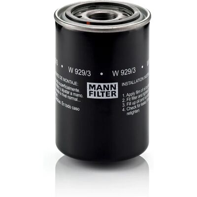 Oliefilter W 929/3 Mann-FILTER - Oliefilter Oliefilter W 929/3 Mann-FILTER - Oliefilter