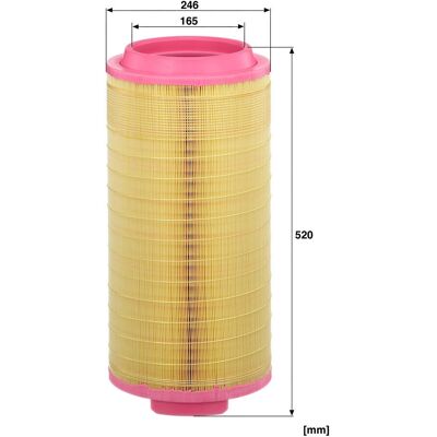MANN-FILTER C 25 024/1 - Luftfilter für SCANIA 2973935 MANN-FILTER C 25 024/1 - Luftfilter für SCANIA 2973935