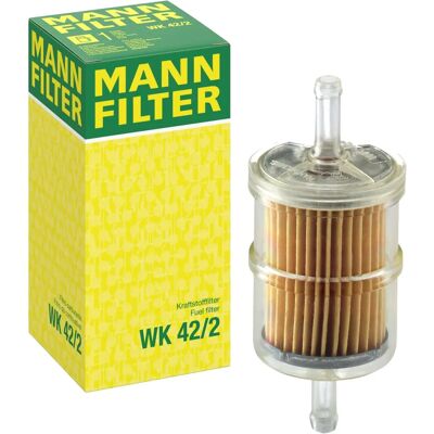 Filtre à carburant MANN-FILTER WK 42/2 pour Renault, Fiat, Skoda, Piaggio, Ligier - Publicité Filtre à carburant MANN-FILTER WK 42/2 pour Renault, Fiat, Skoda, Piaggio, Ligier - Publicité