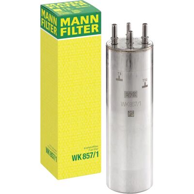 MANN-FILTER VW Fuel Filter - Line Filter for VW T5, Multivan T5, Transporter V Bus MANN-FILTER VW Fuel Filter - Line Filter for VW T5, Multivan T5, Transporter V Bus