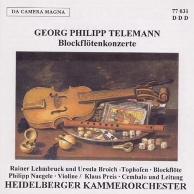 Da Camera Telemann / Lehmbruck - Cons for Recorder - Musikalbum Da Camera Telemann / Lehmbruck - Cons for Recorder - Musikalbum