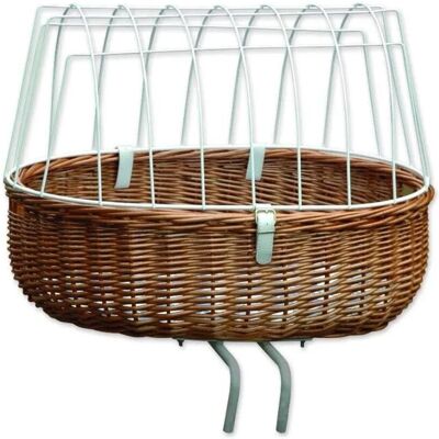 Aumüller - 00167 - capacità 10 kg - 52x38x18/40 cm - montaggio forcella anteriore - cesta bici Aumüller - 00167 - capacità 10 kg - 52x38x18/40 cm - montaggio forcella anteriore - cesta bici