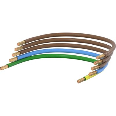 ABB STRIEBEL & JOHN ZLSZA1001 - Terminal de cable de 5 polos, 10mm² ABB STRIEBEL & JOHN ZLSZA1001 - Terminal de cable de 5 polos, 10mm²