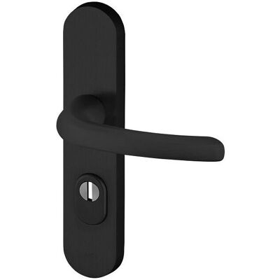 NORMBAU Maniglia a leva seku 2 - Ensemble de poignées en aluminium - Réversible, anti-perçage - Classe 7 - Noir brossé - Publicité NORMBAU Maniglia a leva seku 2 - Ensemble de poignées en aluminium - Réversible, anti-perçage - Classe 7 - Noir brossé - Publicité
