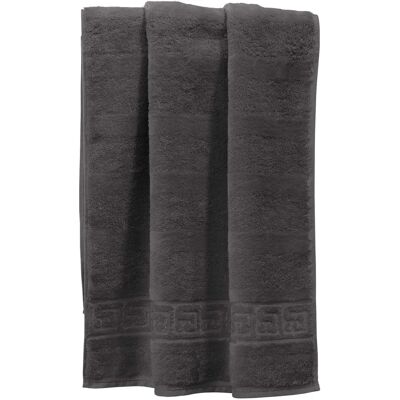 Cawö 1001 Grau Velours-Handtücher - 50x100cm - Baumwolle - Luxus Cawö 1001 Grau Velours-Handtücher - 50x100cm - Baumwolle - Luxus