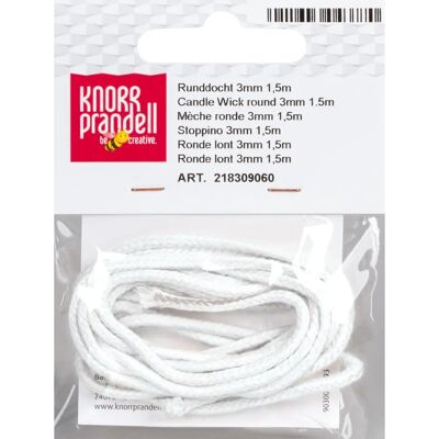 Knorr Prandell 8309060 Meche de bougie blanche - Type de bougie Knorr Prandell 8309060 Meche de bougie blanche - Type de bougie