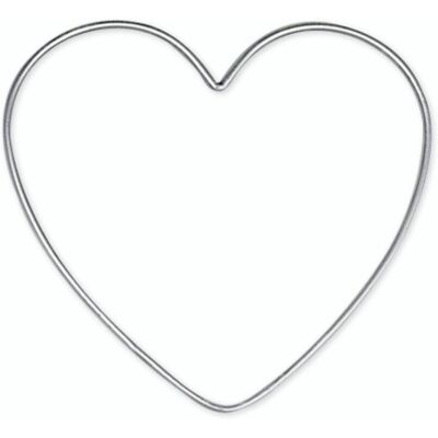Décoration en fil d'acier en forme de cœur Knorr Prandell 20cm Argenté Décoration en fil d'acier en forme de cœur Knorr Prandell 20cm Argenté