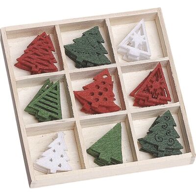 HEYDA 21-80 012 21 Ornamentenbox - Weihnachtsbaum-Motive HEYDA 21-80 012 21 Ornamentenbox - Weihnachtsbaum-Motive