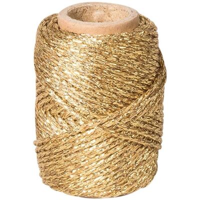 Cordon déco métallique Knorr prandell - 20m, or Cordon déco métallique Knorr prandell - 20m, or