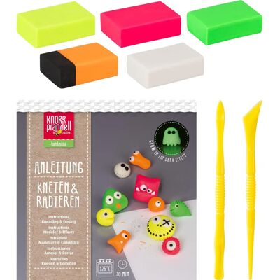 buttinette Crazy Neon Bastel-Set - Personalisierte Radiergummis buttinette Crazy Neon Bastel-Set - Personalisierte Radiergummis