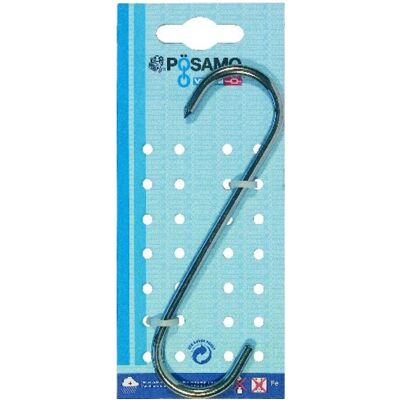 Gancio carne POSAMO Zincato - Ø 5,5 mm - 140mm - Confezione da 10 Gancio carne POSAMO Zincato - Ø 5,5 mm - 140mm - Confezione da 10
